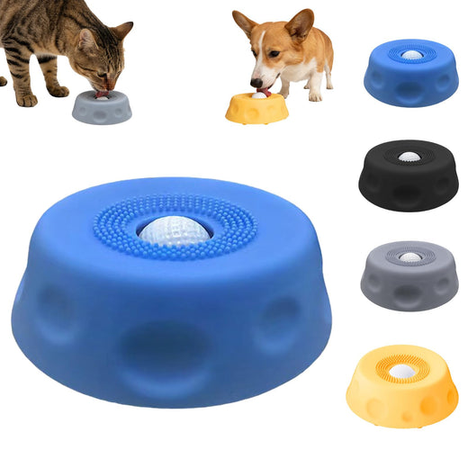 Dog Lick Bowl With Ball